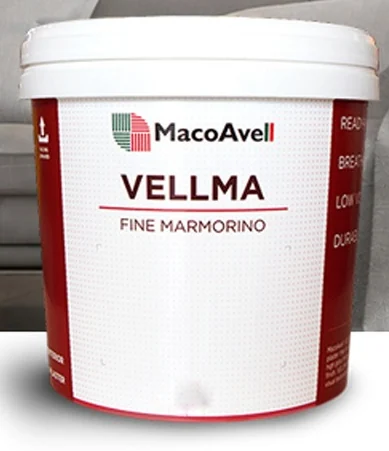 Vellma packaging detail from the supplied artwork
