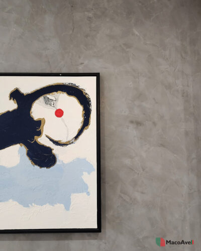 MacoAvell Vellplas MA22 applied wall with painting frame.