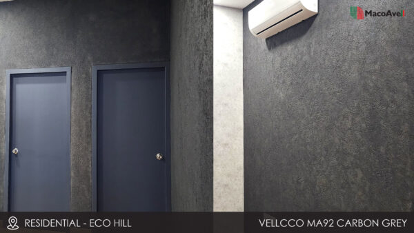 Residential- Eco Hill-Vellcco Vellcco applied wall.