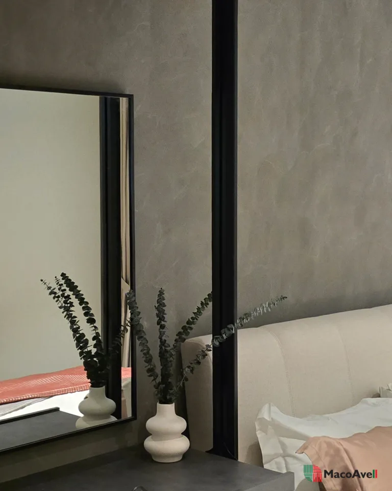 MacoAvell Velplas Applied wall at bedroom