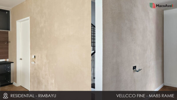 Residential-Rimbayu Vellcco Fine MA85 Ramie applied wall.