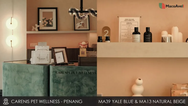 CARENIS PET WELLNESS PENANG MA39 YALE BLUE AND MA13 NATURAL BEIGE