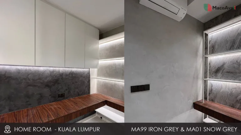 HOME ROOM KUALA LUMPUR MA99 IRON GREY AND MA SNOW GREY