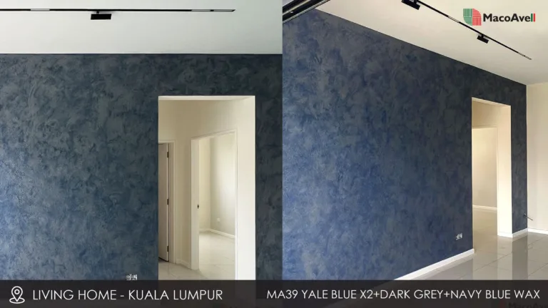 LIVING HOME KUALA LUMPUR MA39 YALE BLUE ,DARK GREY AND NAVY BLUE WAX