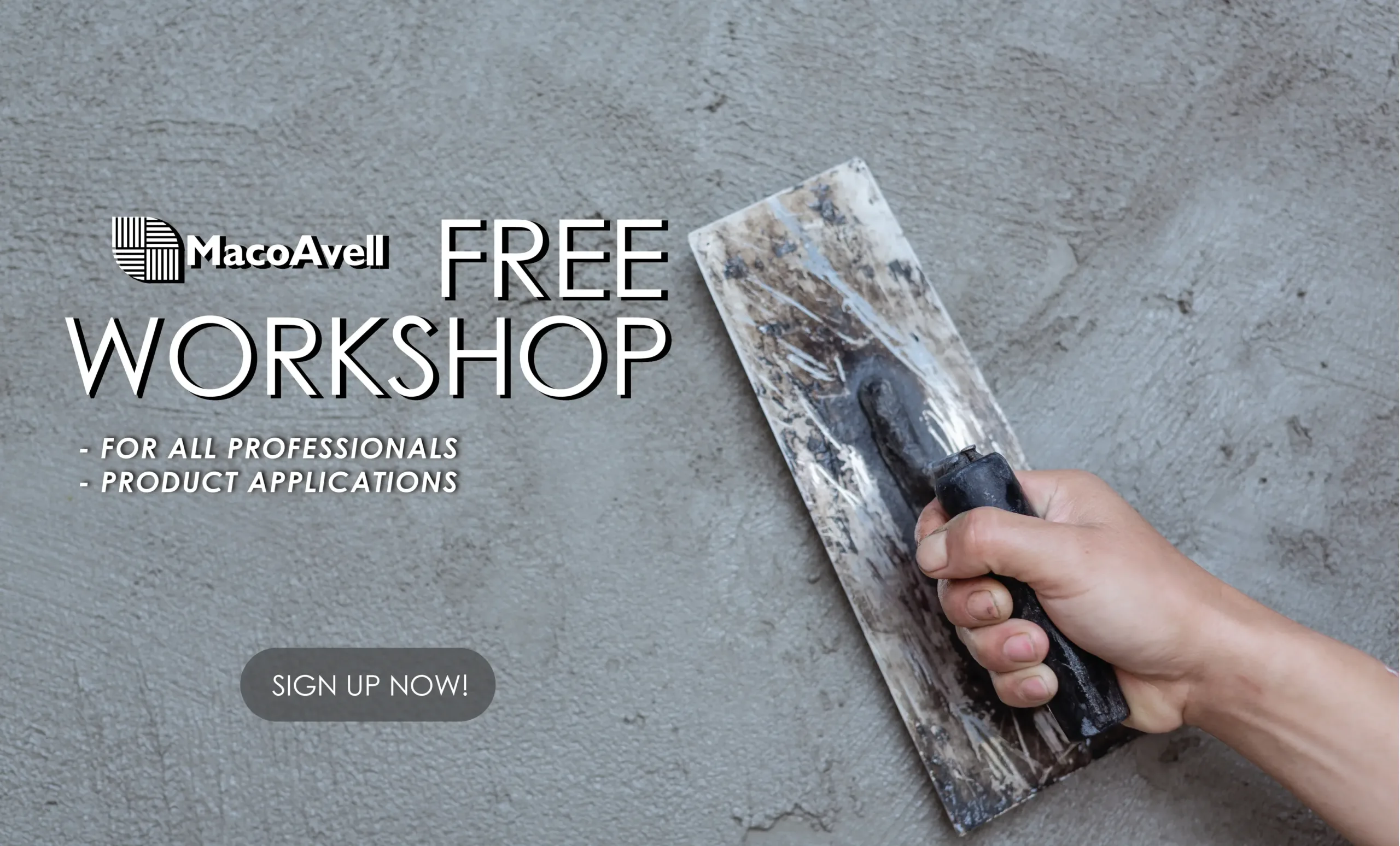 Free Workshop for applicators Free Workshop for applicators