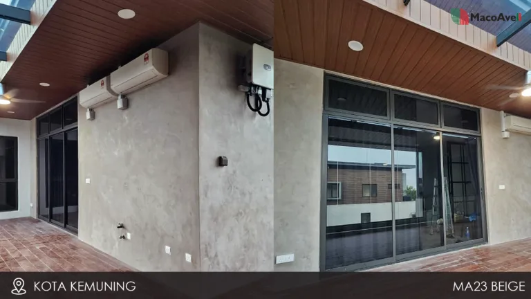 MacoAvell Vellplas MA23 Beige Applied At Kota Kemuning residential.